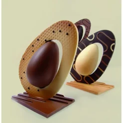 Moule Chocolat Oeuf Penché 13 x 9 cm x H 20 cm (x2) Pavoni