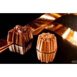 Moule Chocolat Ornement Oriental Carré 30,5mm (x21) Chocolate World