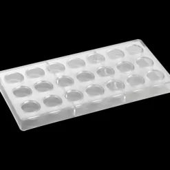 Moule Chocolat Polycarbonate Praline Carrée 2,6 x 2,6 x H 1,4 cm (x28) Pavoni