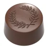 Moule Chocolat Praline Ronde Laurier 31 mm (x21) Chocolate World
