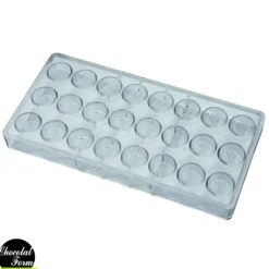 Moule Chocolat Praline Ronde Fève 2,8 x 1,3 cm (x24) Chocolat Form