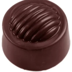 Moule Chocolat Rond Strié (x32) Chocolate World