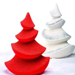 Moule Chocolat Sapin de Noël Wave Ø 16 x H 20 cm (x2) Pavoni