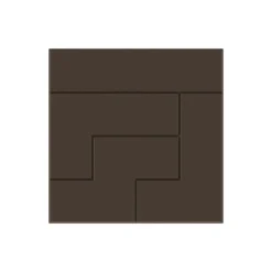 Moule Chocolat Tablette Carrée Tetris (x6)