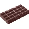 Moule Chocolat Tablette Carrés Bombés (x3) Chocolate World