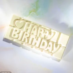 Moule Chocolat Tablette Happy Birthday (x4) Chocolate World