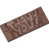 Moule Chocolat Tablette Thank You (x4) Chocolate World
