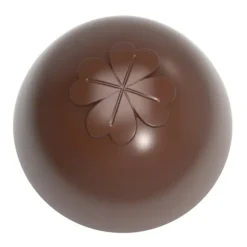 Moule Chocolat Truffe Américaine Trèfle 26,5 mm (x24) Chocolate World