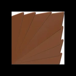 Moule Embout de Bûche Carré 9016 Eventail 8,5 cm (x6)