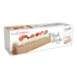 Moule inox bûche + insert offert Scrapcooking