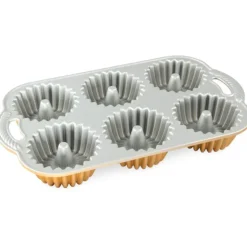 Moule Mini Bundt Brilliance (x6) Gold Nordic Ware
