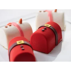 Moule Silicone 8 Bûchettes 7,5 cm x 5 cm Silikomart Professional