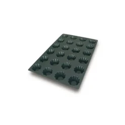 Moule Silicone 24 Briochettes Ø7,9 x 3,5 cm 84ml SilikoMart Professional