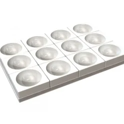 Moule Silicone 12 Demi-Sphères 11,5 x H 5,75 cm Silikomart Professional
