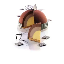 Moule Silicone 12 Demi-Sphères 11,5 x H 5,75 cm Silikomart Professional