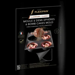 Moule Silicone 6 Demi-Sphères Ø 7 cm Flexipan Demarle
