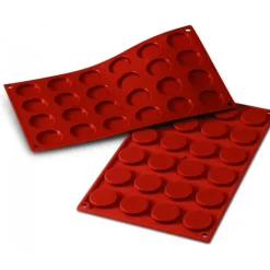 Moule Silicone 24 Florentins 3,5 cm x H 0,5 cm Silikomart