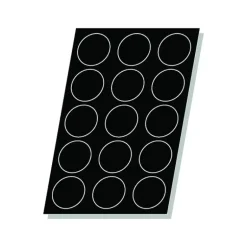Moule Silicone 15 Florentins (quiches) 9 cm x H 0,8 cm Flexipan