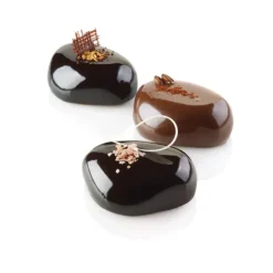 Moule Silicone 6 Galets 8,7 x 6,3 cm 110ml SilikoMart Professional