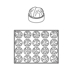 Moule Silicone 20 Marrons 65 ml Cédric Grolet Pavoni