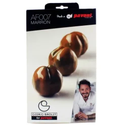 Moule Silicone 8 Marrons 85 ml Cédric Grolet Pavoni