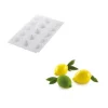 Moule Silicone 15 Mini Citrons 58 x 38 x h27 mm 30ml SilikoMart Professional