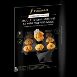 Moule Silicone 12 Mini Muffins Ø 5 cm Flexipan Demarle