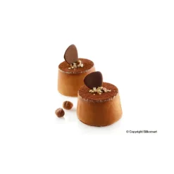 Moule Silicone 24 Muffins Ø6,9 x h3,9 cm 122ml SilikoMart Professional