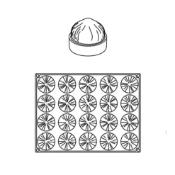 Moule Silicone 20 Noisettes 65 ml Cédric Grolet Pavoni