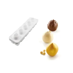 Moule Silicone 5 Noisettes Ø5,9 x 6,2 cm 125 ml Silikomart Professional