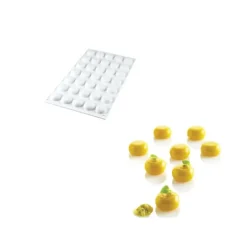 Moule Silicone 35 Rond Bombé 5ml SilikoMart Professional
