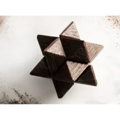 Moule Silicone 2 Étoiles Star Game 7,5 x 7,5 cm Silikomart Professional