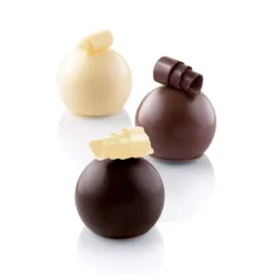 Moule Silicone 8 Truffes Ø 6,2 cm Silikomart Professional