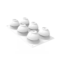 Moule Silicone Atome Ø 6,3 x H 5,5 cm (x6) Silikomart