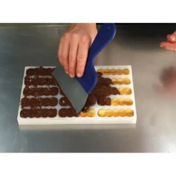 Moule Silicone Barre Ondulée Snack 9 x 3 cm x H 1,9 cm (x15) Pavoni