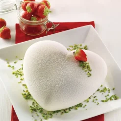 Moule Silicone Batticuore 20,5 x 19,8 cm Silikomart 3D Design