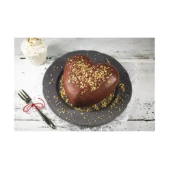 Moule Silicone Batticuore 20,5 x 19,8 cm Silikomart 3D Design