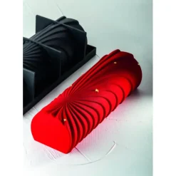 Moule Silicone Bûche Comète 25 x 8,8 cm x H 7,3 cm Pavoni