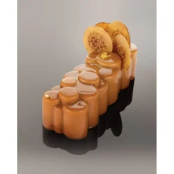 Moule Silicone Bûche Pièces 25 x 8 cm x H 7,7 cm Pavoni