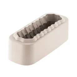 Moule Silicone Bûche Sapin 25 x 8,9 x H 8,7 cm Silikomart