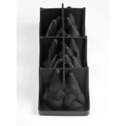 Moule Silicone Bûche Sapin Enneigé 25 x 9 cm x H 9,5 cm Pavoni