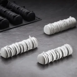 Moule Silicone Bûche Sequoia 12,4 x 3,5 x H 3 cm (x14) Pavoflex