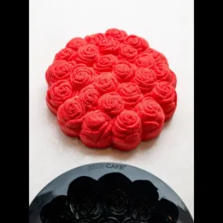 Moule Silicone Bouquet de Roses 18,5 x H 4,5 cm Cédric Grolet Pavoni