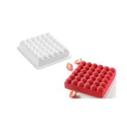 Moule Silicone Carré Bubble Silikomart Professional