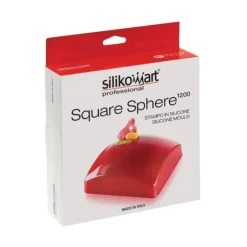 Moule Silicone Carré Sphère 16x16 cm Grand Modèle SilikoMart Professional