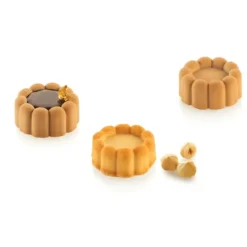 Moule Silicone Charlotte XS Ø 3,8 x H 1,8 cm (x18) Silikomart