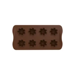 Moule Silicone Chocolat Fleurs (x8) Easy Choc Silikomart