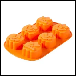 Moule Silicone Citrouille Halloween 6 Empreintes Wilton