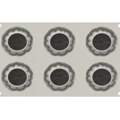 Moule Silicone Citrouille Delica Ø 6,7 x H 5 cm (x6) Silikomart