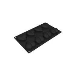 Moule Silicone Coeur 6,5 x 6 cm x H 2,1 cm (x8) Pavoflex